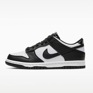 Nike Dunk Low “Panda” Black & White Sneakers – Youth Size 6.5